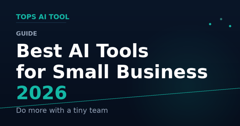 Best AI Tools for Small Business in 2026