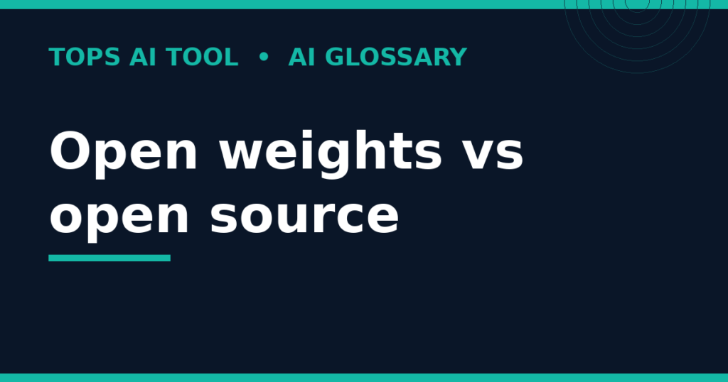Open Weights vs Open Source: What’s the Difference?