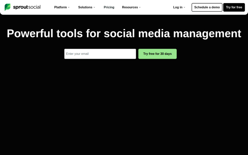 Sprout Social screenshot