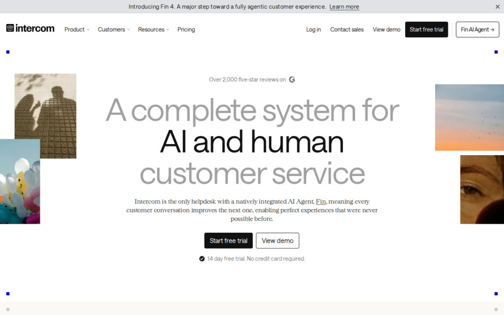 Intercom Fin screenshot