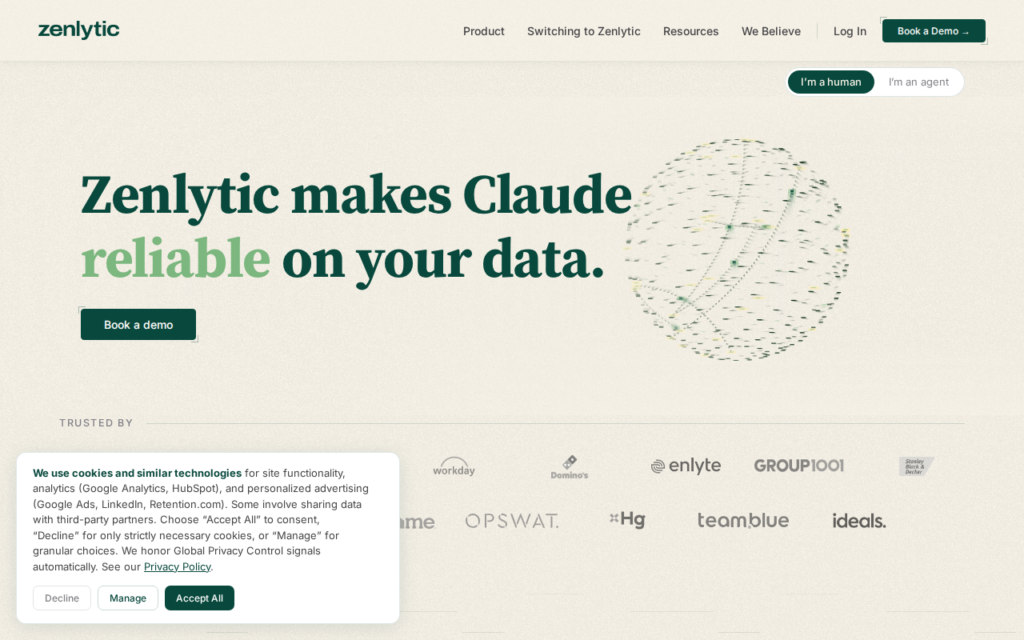 Zenlytic screenshot