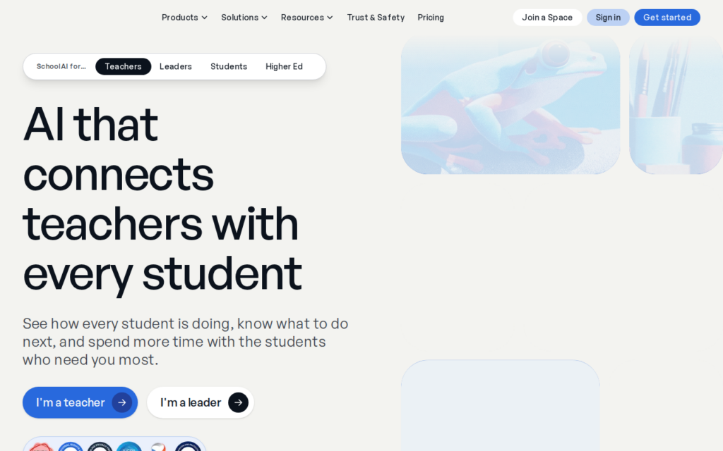 SchoolAI screenshot