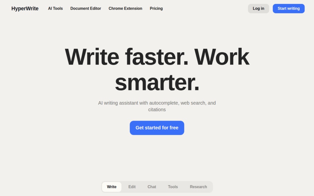 HyperWrite screenshot