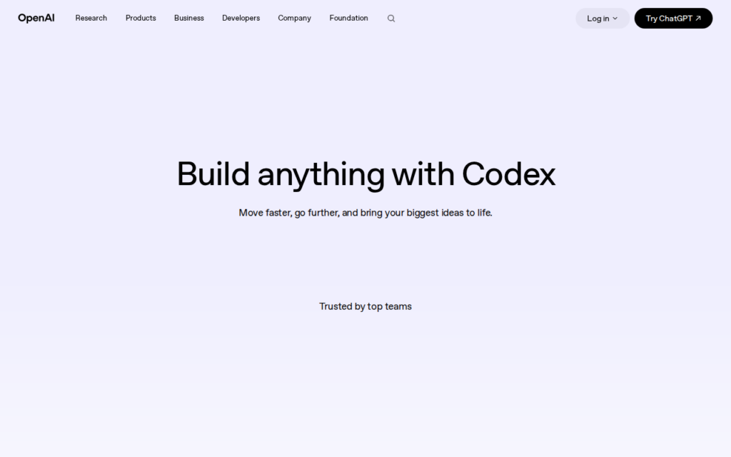 Codex screenshot