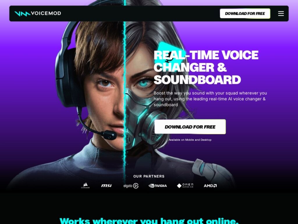 Voicemod screenshot