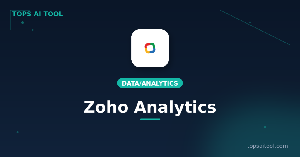Zoho Analytics screenshot