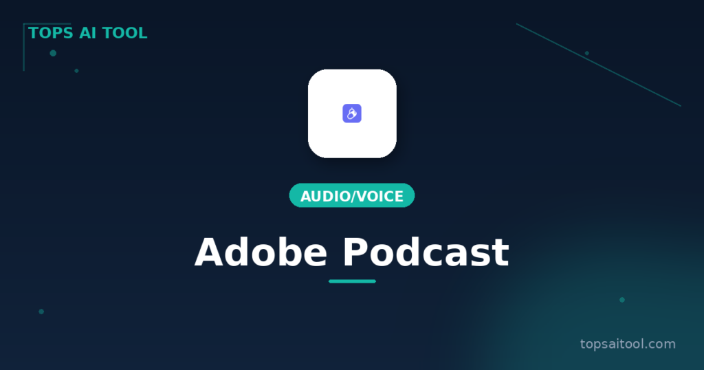 Adobe Podcast screenshot