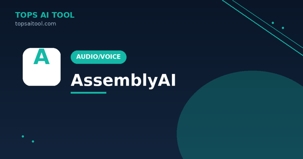 AssemblyAI screenshot