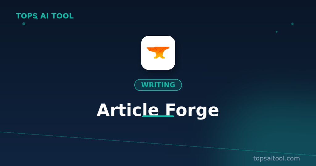 Article Forge screenshot