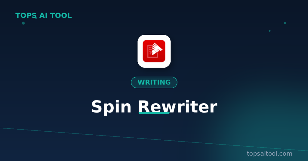Spin Rewriter screenshot