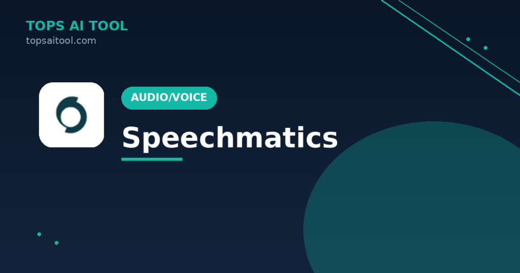 Speechmatics screenshot