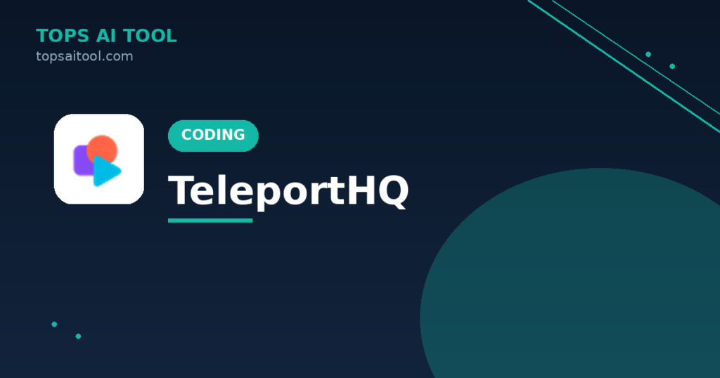 TeleportHQ screenshot