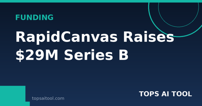 RapidCanvas Raises $29M to Scale Enterprise AI Rollouts