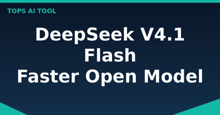 DeepSeek V4.1 Flash: Faster Open Model Launches